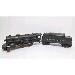 Lionel 1130 027 O Gauge Locomotive And Coal Car Not Tested Parts or Repair